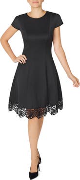 Donna ricco hotsell embroidered dress