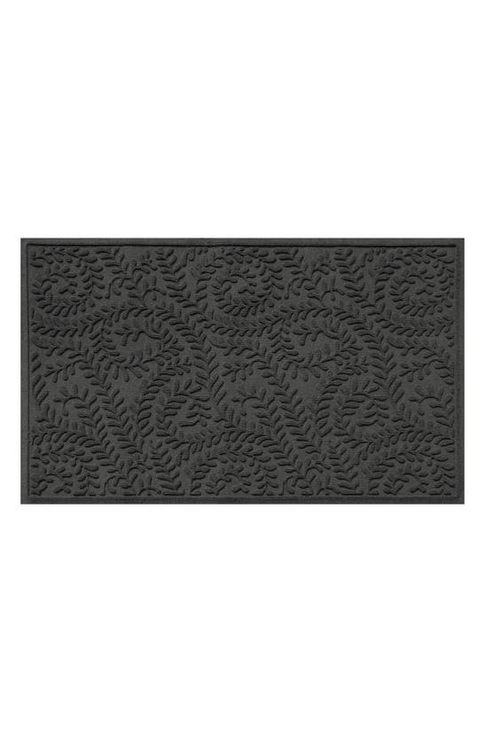 Bungalow Flooring Waterhog Boxwood Floor Mat In Charcoal