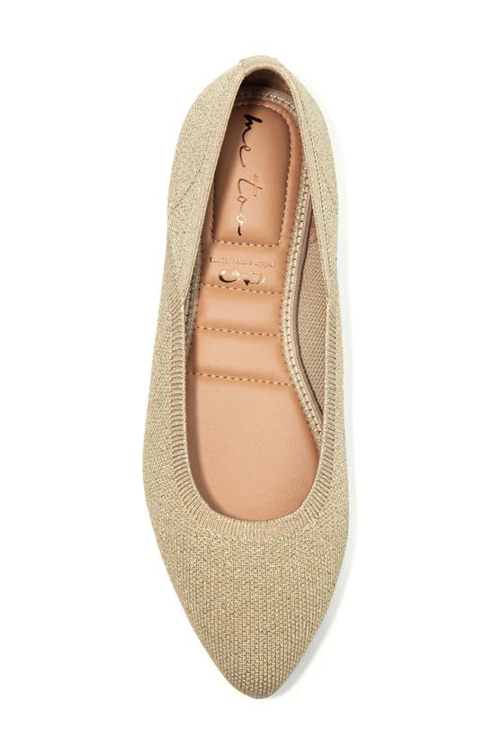 Shop Me Too Linza Knit Ballet Flat In Bisque