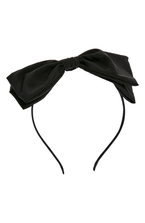 BP. Oversize Bow Headband in Black at Nordstrom
