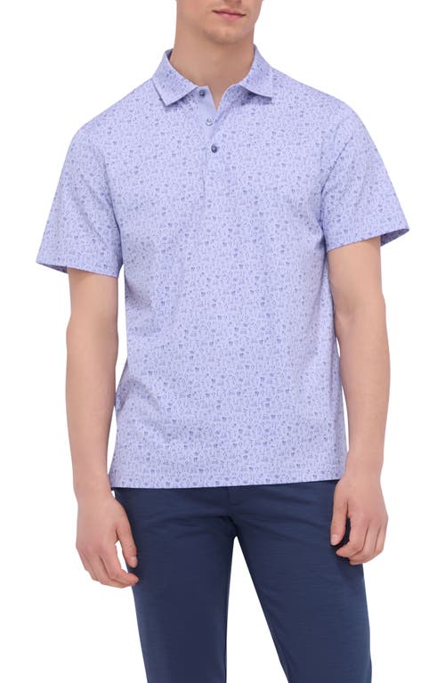 Bugatchi Vincent Polo Shirt in Lilac 