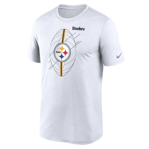 Men's Nike Heather Black Pittsburgh Steelers Team Tri-Blend T-Shirt Size: 3XL