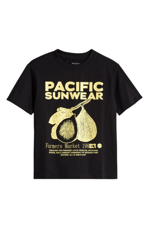 PacSun Kids' Market Graphic T-Shirt Black at
