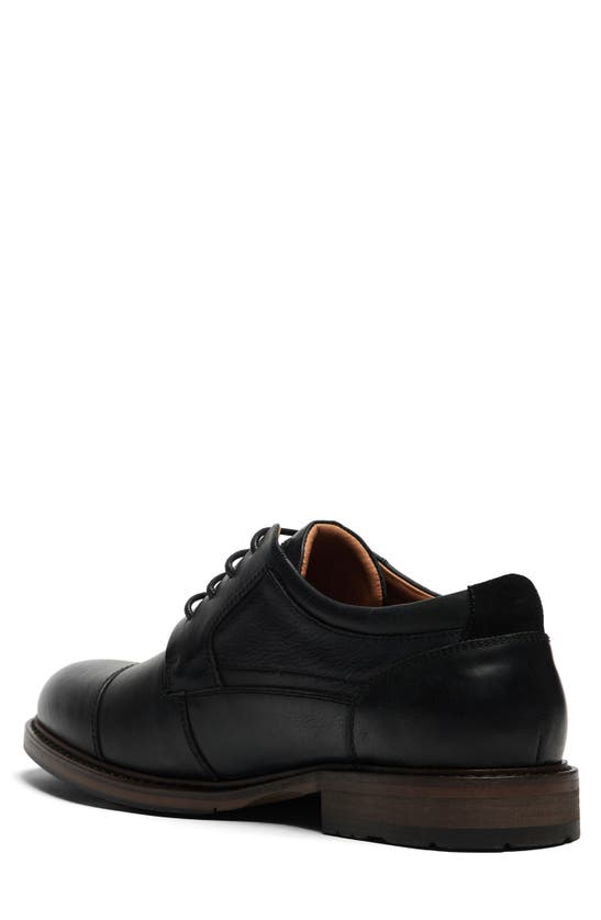 Shop Rodd & Gunn Darfield Cap Toe Oxford In Onyx Wash