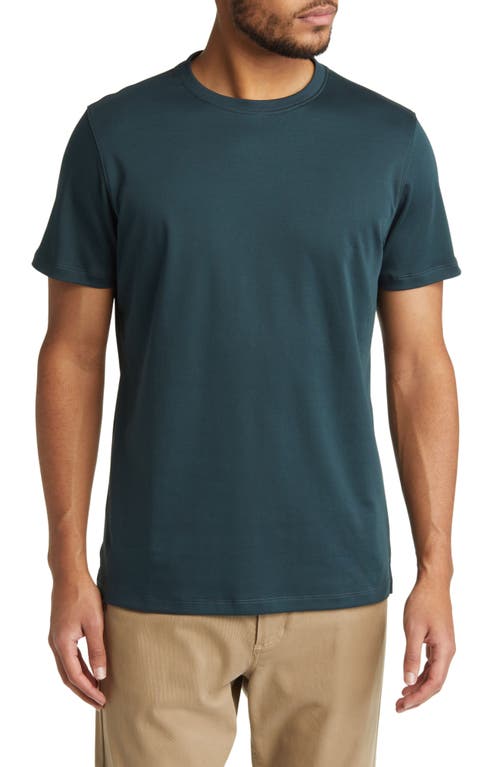Georgia Pima Cotton T-Shirt in Forest Teal