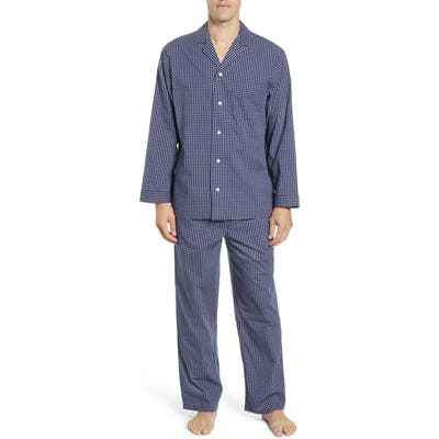 Nordstrom Shop Poplin Pajama Set, Blue