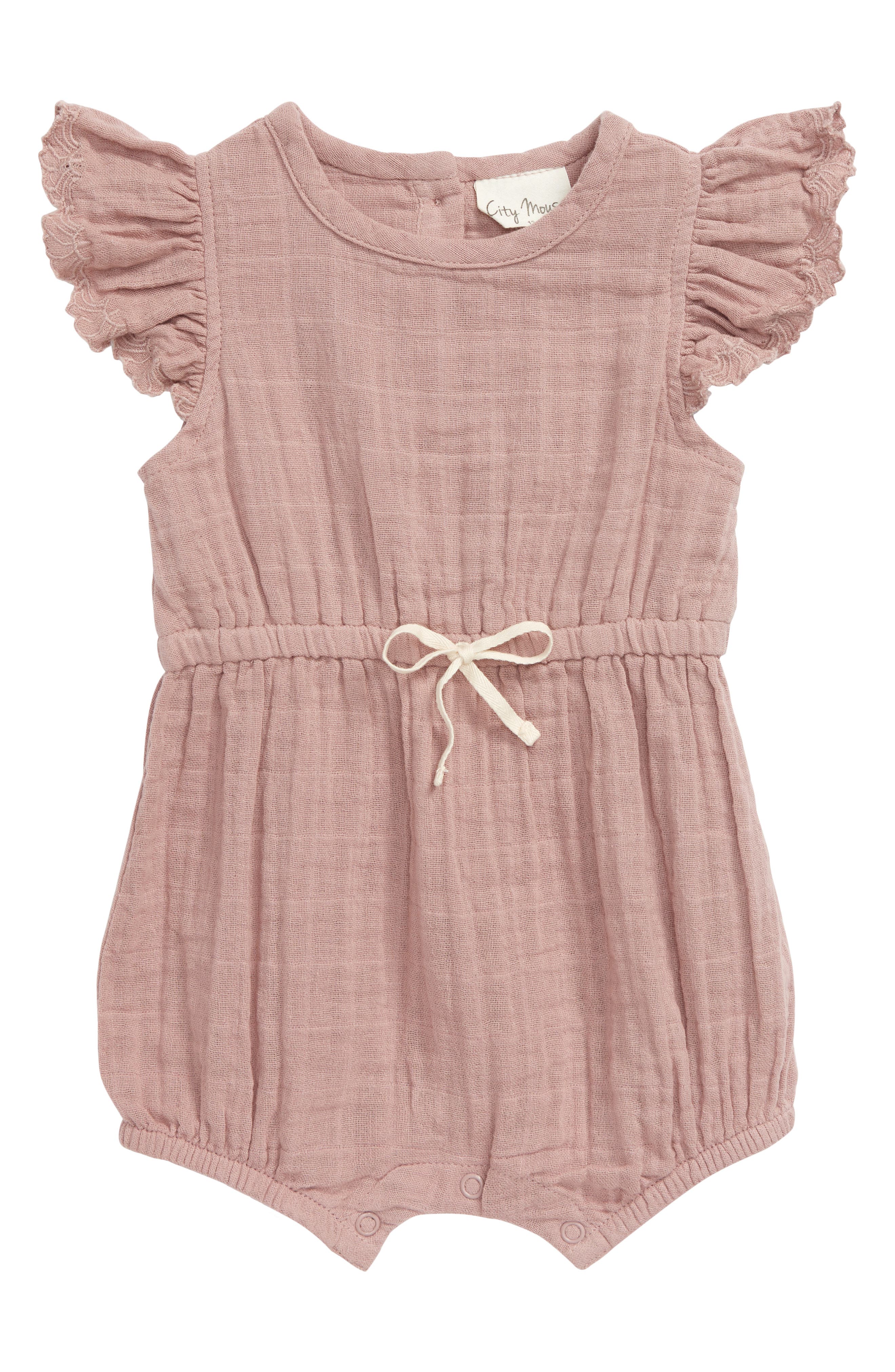 baby boy muslin romper