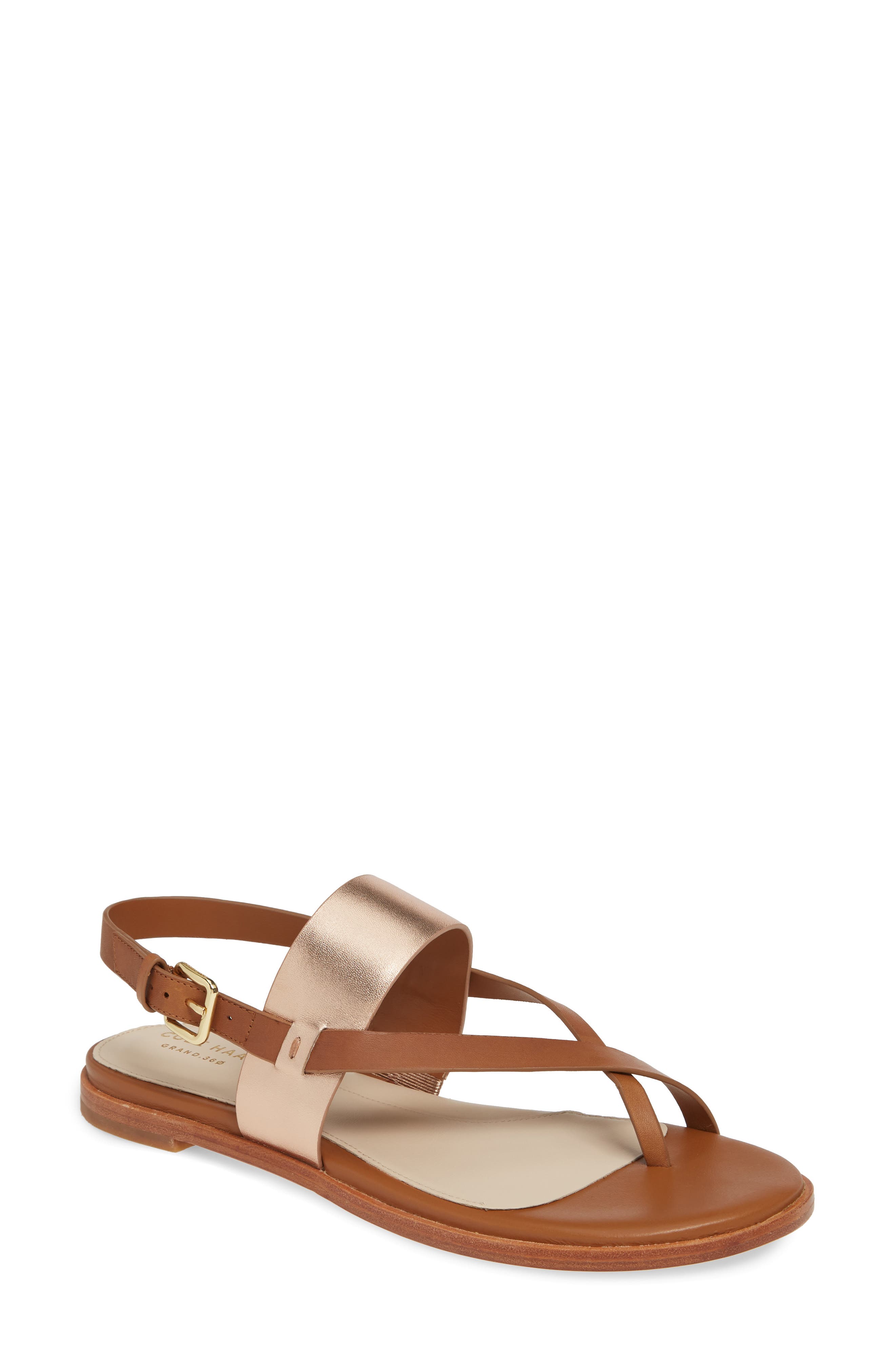 cole haan rose gold sandals