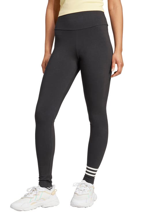 Shop Adidas Originals Adidas Adicolor Neuclassics Lifestyle Leggings In Black/cloud White