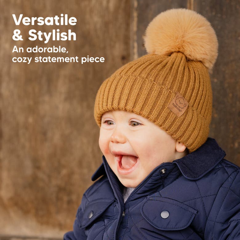 Keababies 2-pack Pom Knitted Beanie In Blast