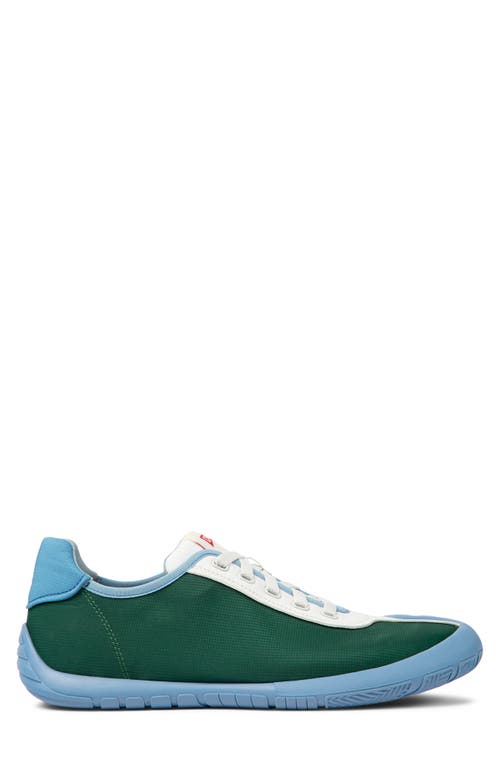 Shop Camper Twins Mismatched Sneaker In Green/white/blue