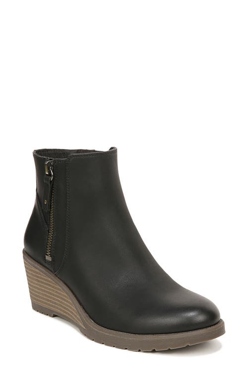 Dr. Scholl's Chloe Wedge Bootie in Black at Nordstrom, Size 6.5