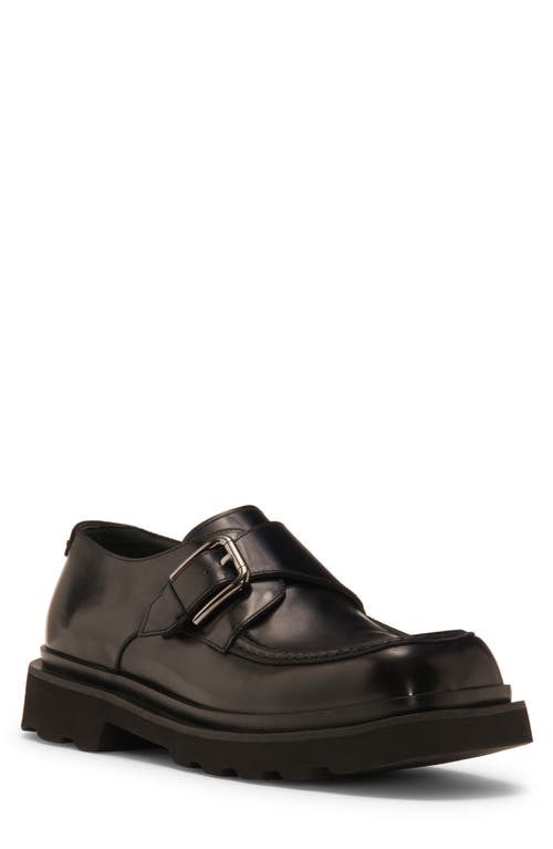 Dolce & Gabbana City Trek Monk Strap Shoe Black at Nordstrom,