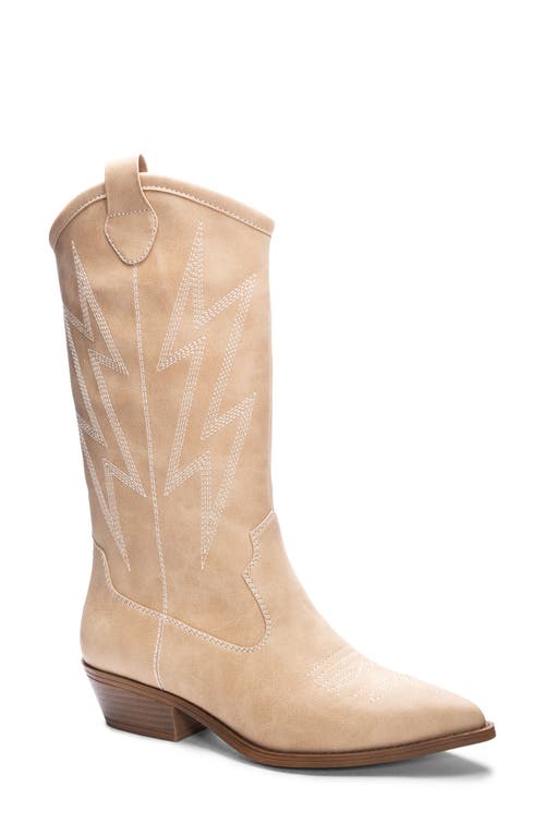 Dirty Laundry Josea Cowboy Boot in Natural