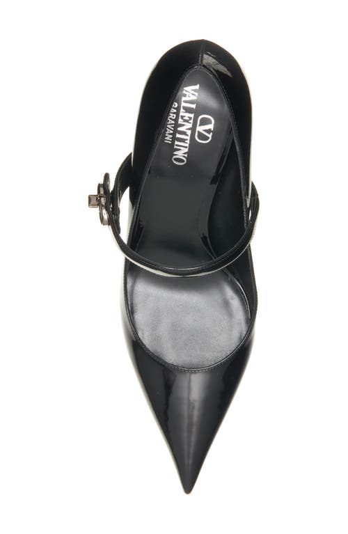 Shop Valentino Garavani Vlogo Lockette Mary Jane Pump In Nero