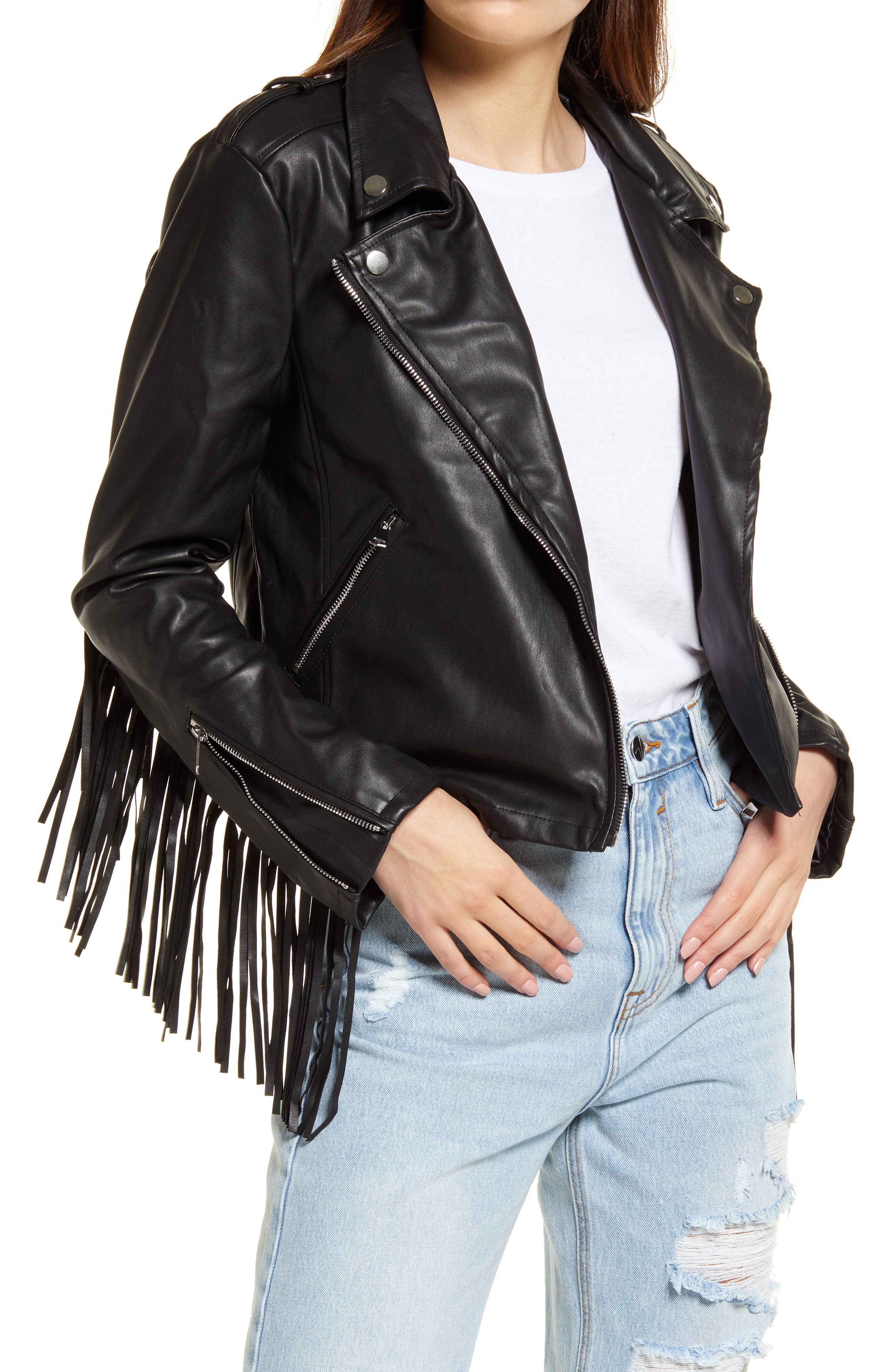 vigoss faux leather jacket