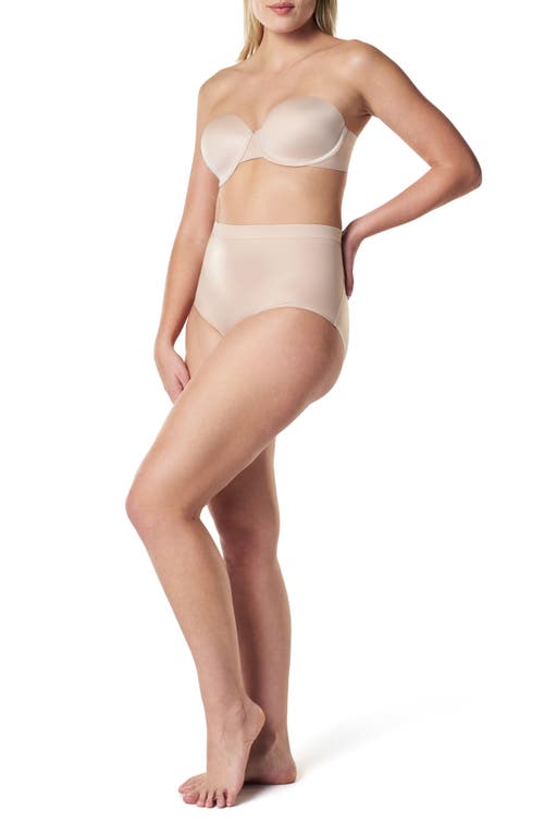 Spanx Thinstincts 2.0 High-waist Shaping Brief In Champagne Beige