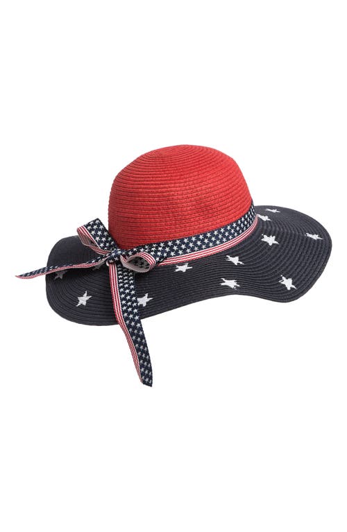 Shop Collection Xiix Star Floppy Hat In Red