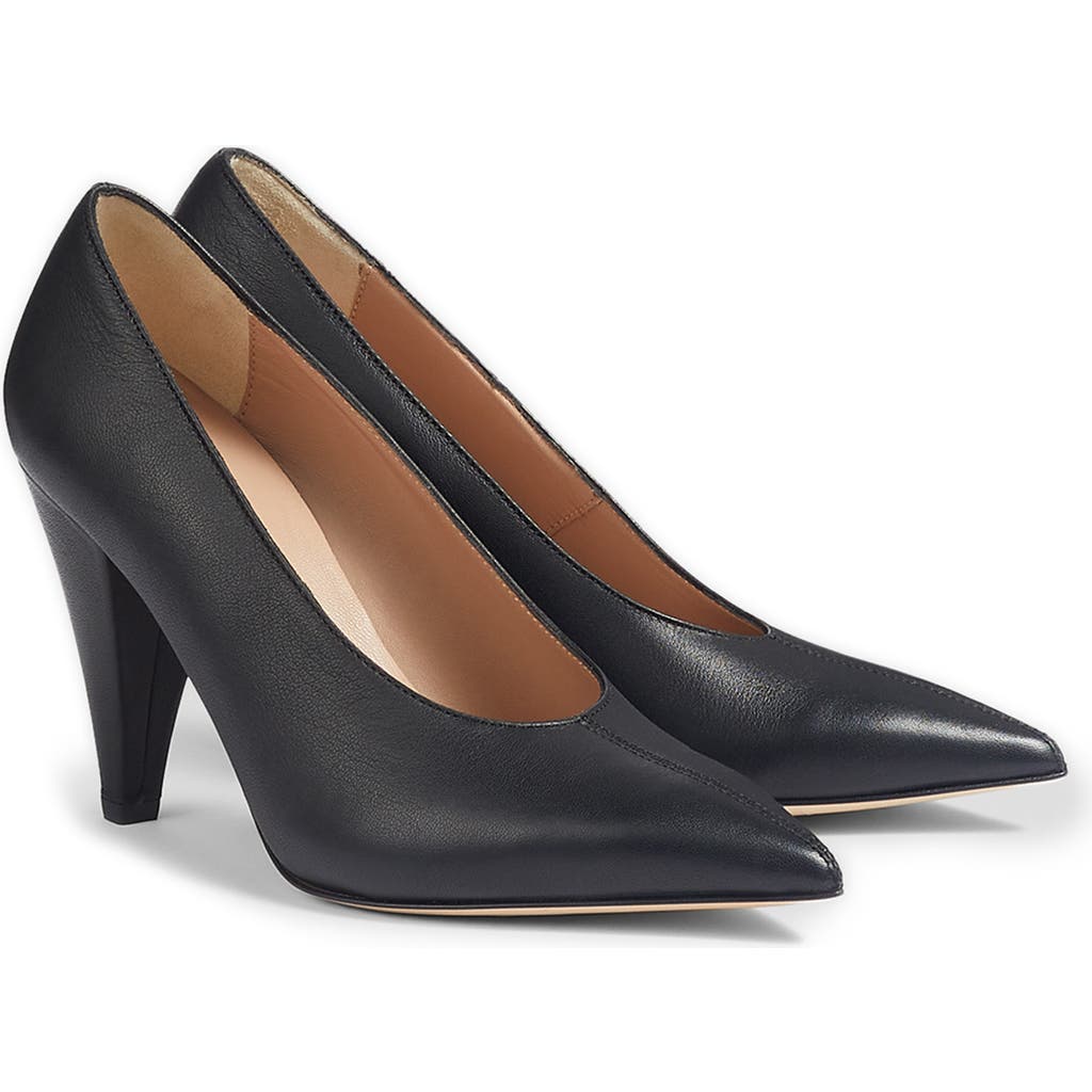 Lk Bennett Michaela Pointed Toe Pump In Black