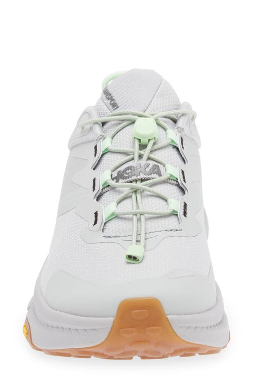 Shop Hoka Transport Shoe In Harbor Mist/lime Glow