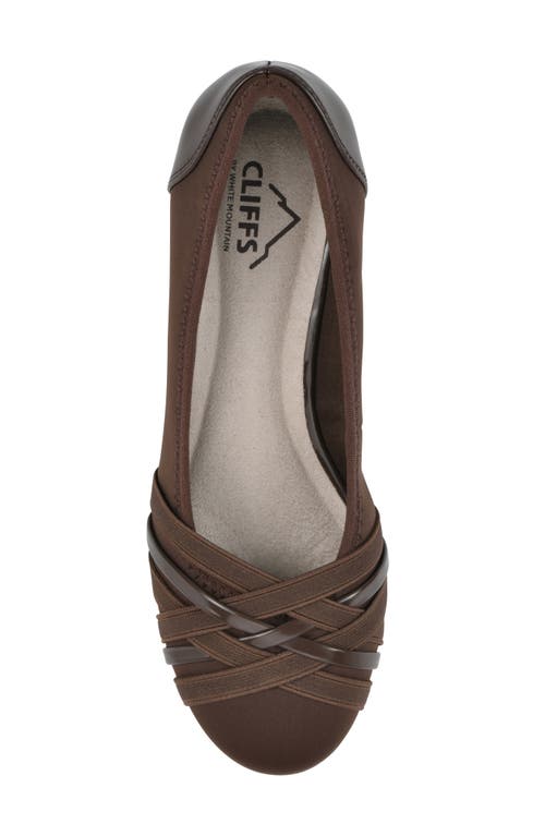 Cliffs By White Mountain Bowie Wedge Pump In Brown Nylon
