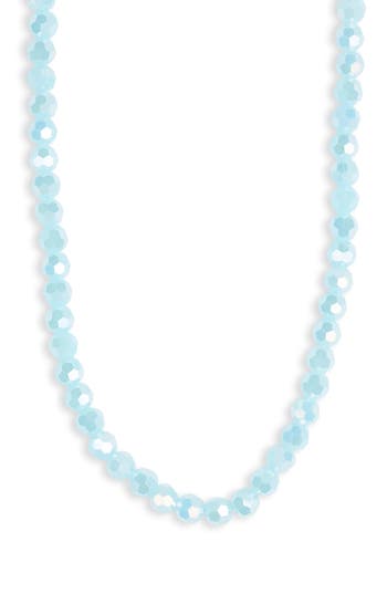 Cara Beaded Strand Necklace In Blue