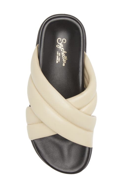 Shop Seychelles Driving Force Sandal In Ivory/black Leather