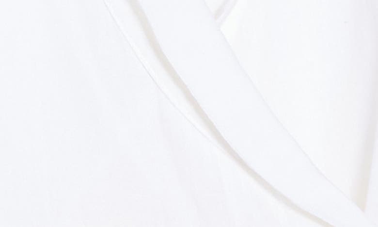 Shop Bcbgeneration Cotton Blend Shirtdress In Offwhite