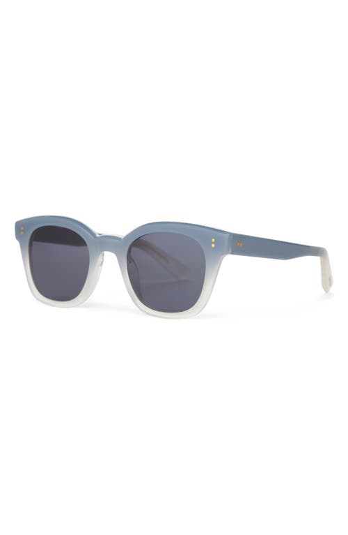 Shop Toms Rome 49mm Square Sunglasses In Chalky Blue Fade/dark Grey