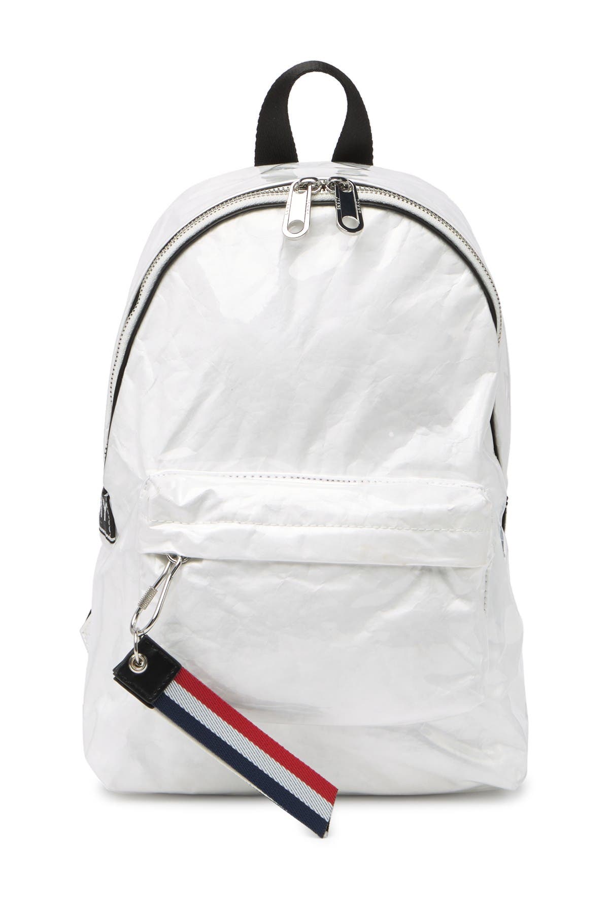 tommy hilfiger silver backpack
