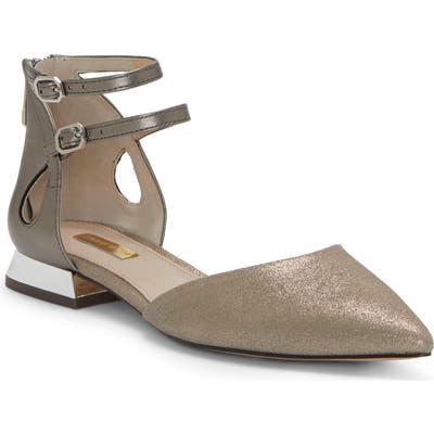 Louise Et Cie Carlen Ankle Strap Flat- Grey