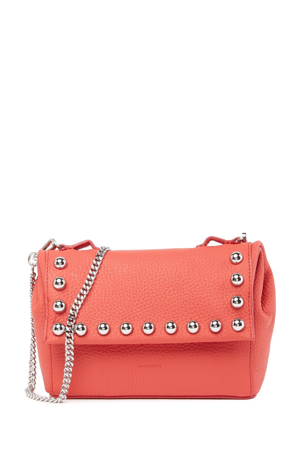 allsaints cami leather shoulder bag