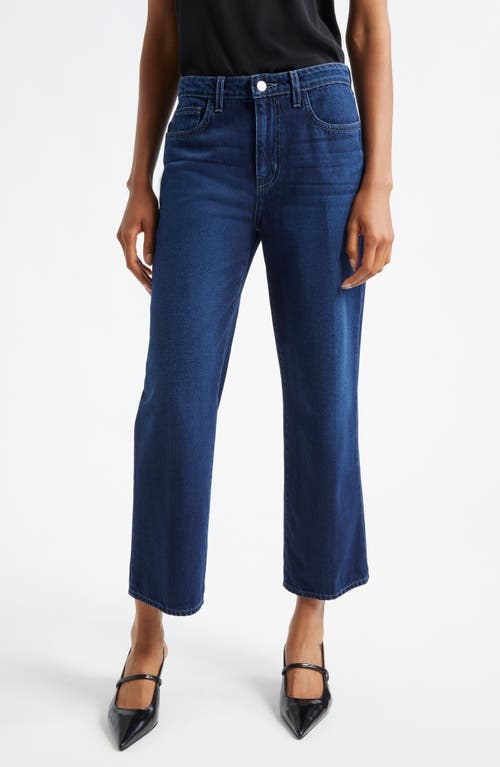 Shop L Agence L'agence June Stovepipe Crop Jeans In Harlan