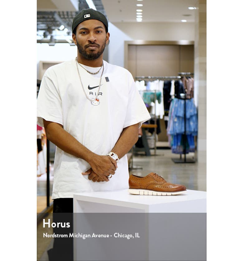 zerogrand wingtip derby