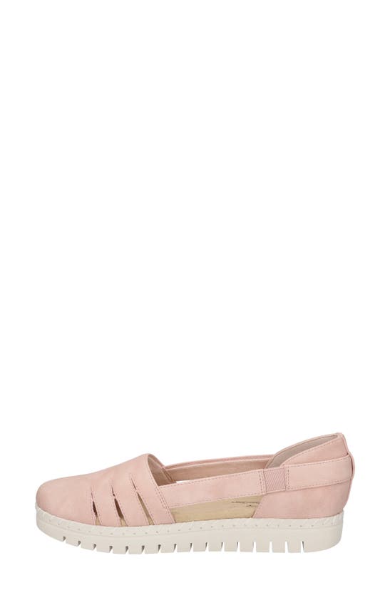 Shop Easy Street Bugsy Platform Sandal In Blush