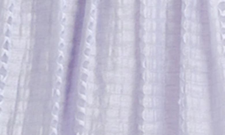 Shop Lush Tie Strap Ruffle Tiered Minidress In Lavender