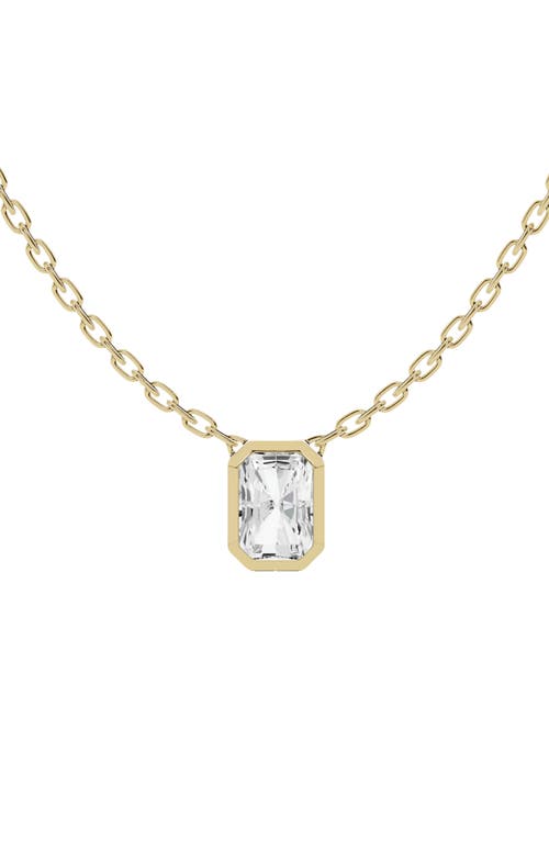 Jennifer Fisher 18K Gold Radiant Lab Created Diamond Pendant Necklace in D1.50Ct - 18K Yellow Gold at Nordstrom