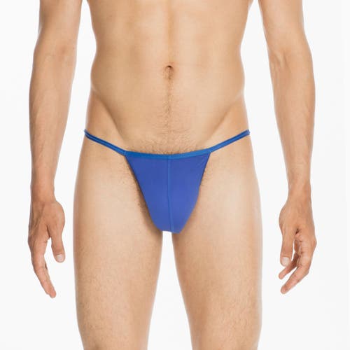 Shop Hom Plume G-string In Blue