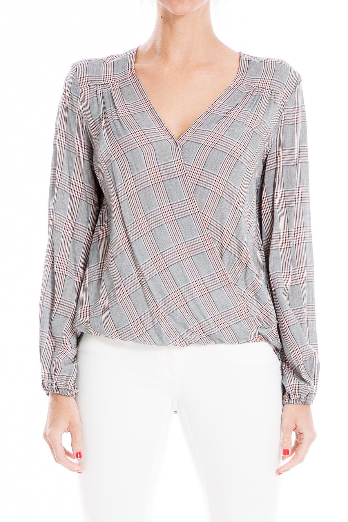 max studio wrap top