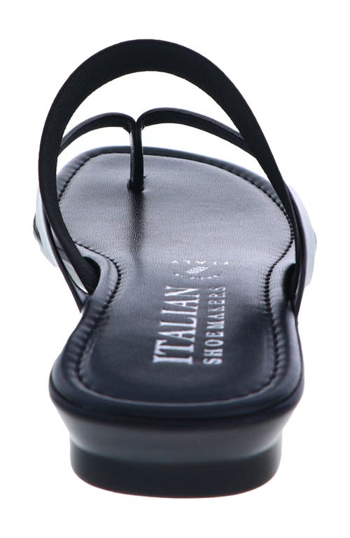 Italian Shoemakers Felia Flip Flop In Black