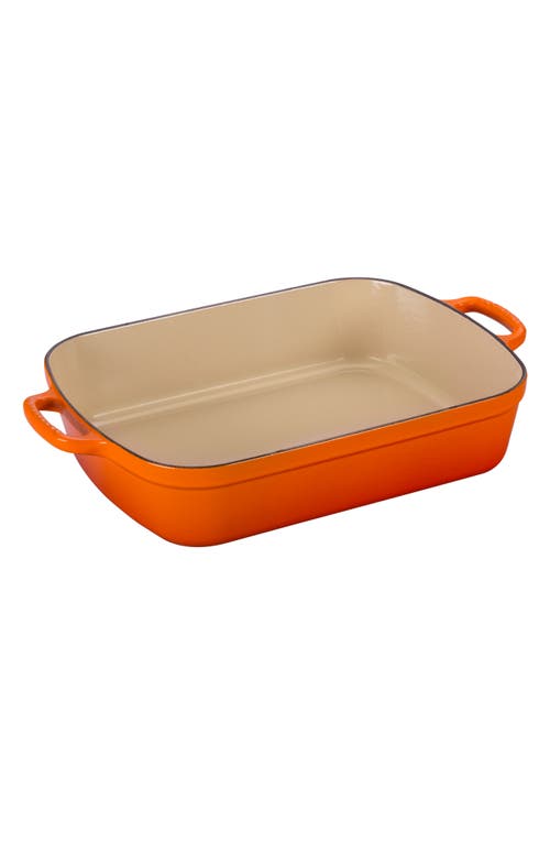 Le Creuset Signature 3 Quart Enameled Cast Iron Roaster in Flame at Nordstrom