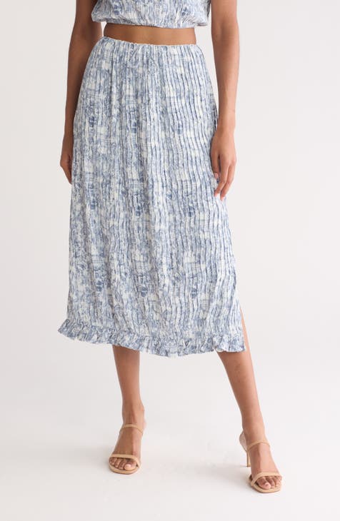 Pleated Midiskirt