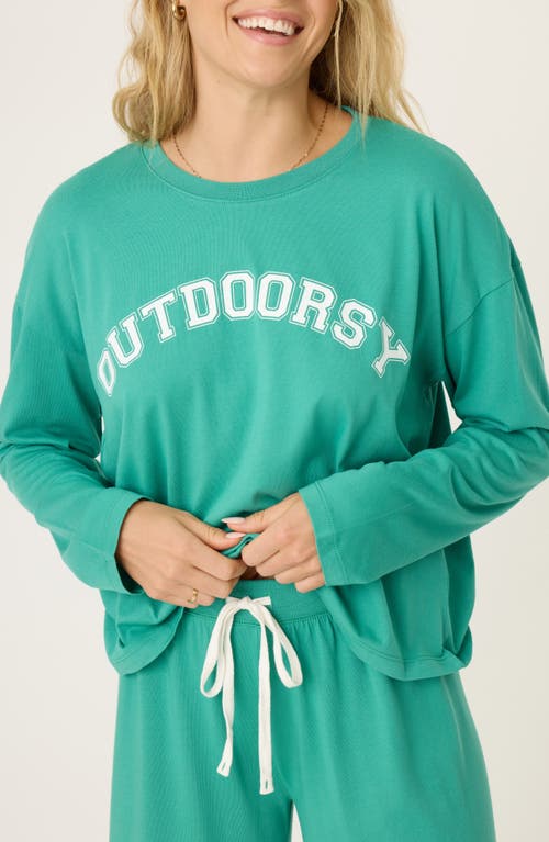 PJ SALVAGE PJ SALVAGE COTTON & MODAL PAJAMAS 