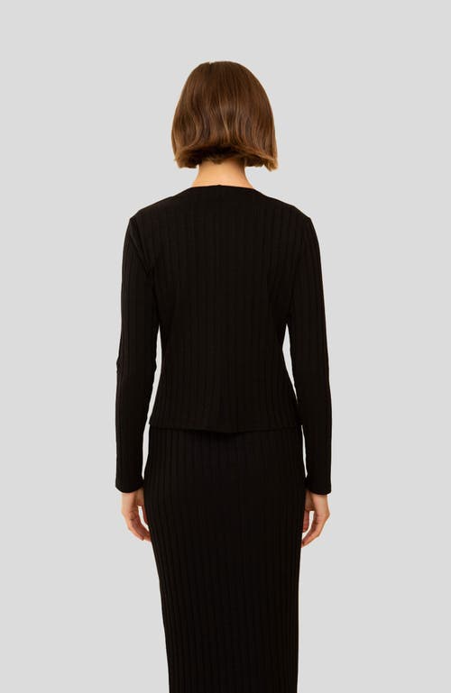 Whimsy + Row Coco Cardigan In Black