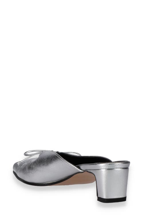 Shop Alohas Amar Mule In Silver