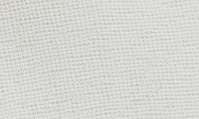 Shop Andrew Marc Sport Mesh Knit Sleeveless Midi Dress In White