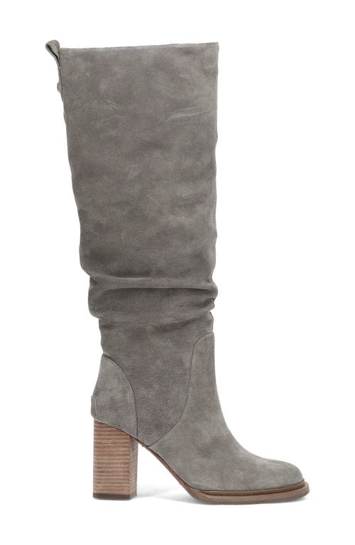 Shop Frye Alex Softy Slouch Knee High Boot In Steel