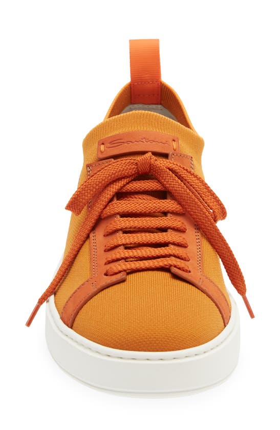 Santoni Daftest Sneaker In Orange