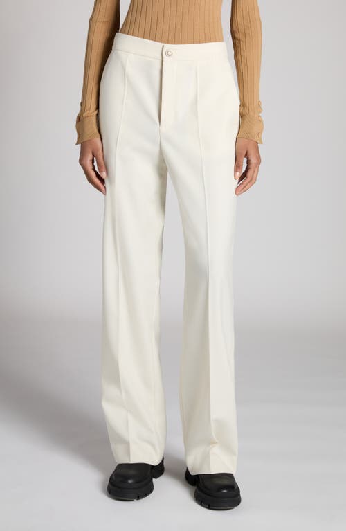 Moncler Twill Straight Leg Pants Antique White at Nordstrom, Us