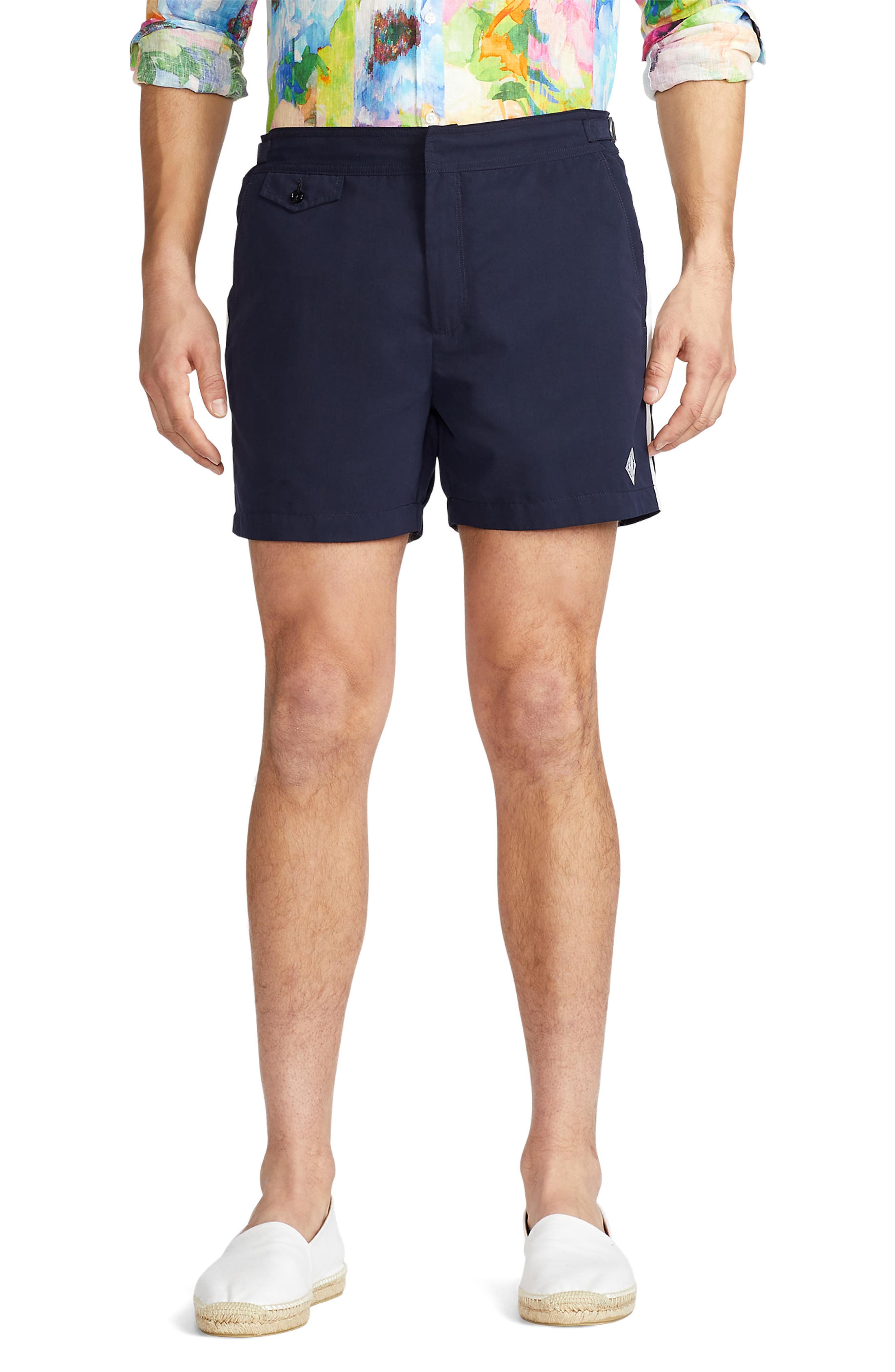 ralph lauren purple label swim trunks